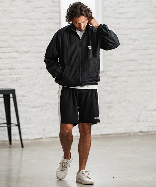 mj10566- Cotton Nylon Track Jacket トラックジャケット（ナイロン