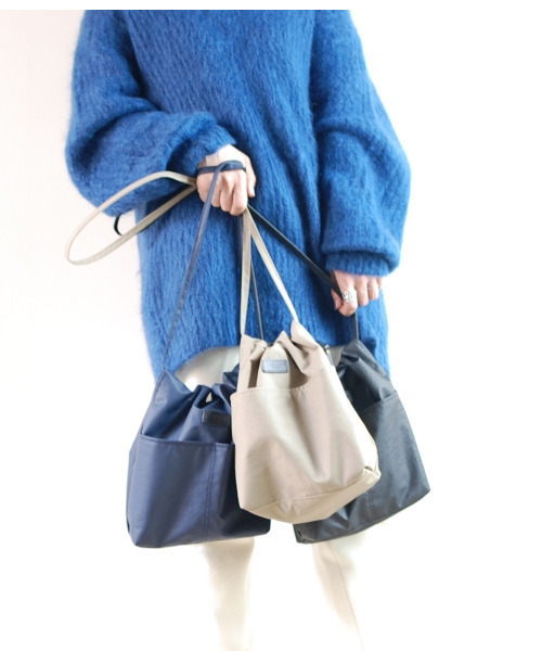 CLEDRAN(クレドラン)の「【撥水 超軽量】CL3810 ETE 2WAY BAG(ショルダーバッグ・レディース・ネイビー/ブラック/ベージュ・FREE)」の3枚目の写真