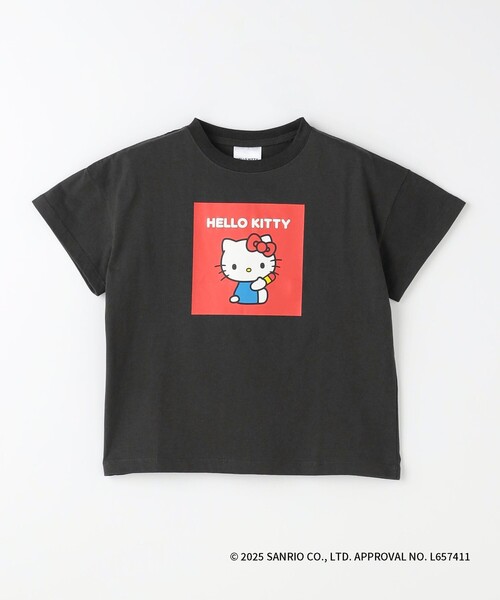 green label relaxing(グリーンレーベルリラクシング)の「【別注】<URBAMENT>SANRIO CHARACTERS Tシャツ / キッズ 100cm-130cm(Tシャツ/カットソー・キッズ・ライラック/ダークグレー・110cm/130cm/100cm/120cm)」の4枚目の写真