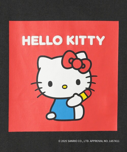 green label relaxing(グリーンレーベルリラクシング)の「【別注】<URBAMENT>SANRIO CHARACTERS Tシャツ / キッズ 100cm-130cm(Tシャツ/カットソー・キッズ・ライラック/ダークグレー・110cm/130cm/100cm/120cm)」の8枚目の写真