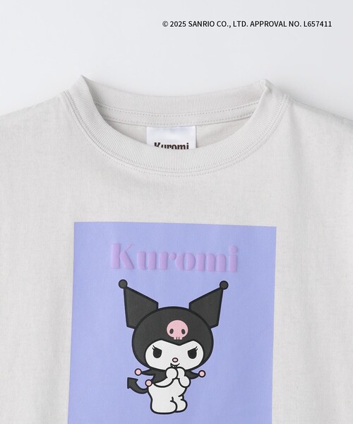 green label relaxing(グリーンレーベルリラクシング)の「【別注】<URBAMENT>SANRIO CHARACTERS Tシャツ / キッズ 100cm-130cm(Tシャツ/カットソー・キッズ・ライラック/ダークグレー・110cm/130cm/100cm/120cm)」の11枚目の写真