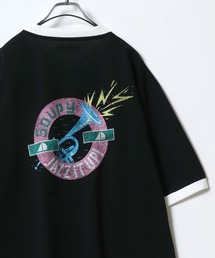 ANPAS | Graphic assortprint Raglan Sleeve＆Ringer Tee/グラフィックアソートプリント ラグランスリーブ リンガー Tシャツ 半袖 メンズ レディース ユニセックス(Tシャツ/カットソー)