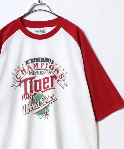 All Time Low Tシャツ グラフィックプリント セール】Graphic Print Raglan Sleeve＆Ringer Tee/グラフィック