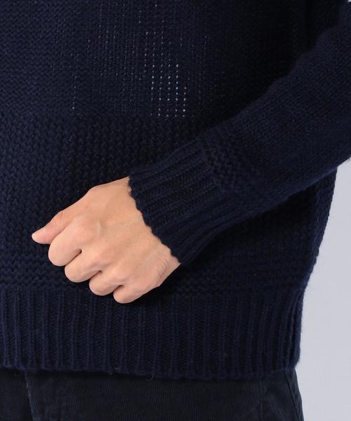 coen（コーエン）の「畦編みタートルネックニット（ニット/セーター・メンズ・グレー/ネイビー・MEDIUM/LARGE/X-LARGE/SMALL）」の10枚目の写真
