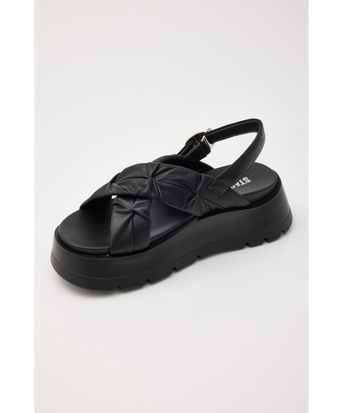 STACCATO（スタッカート）の「クロスベッセルサンダル（サンダル・レディース・ブラック/ホワイト・23cm/23.5cm/24cm/24.5cm/22.5cm）」の11枚目の写真