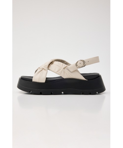 STACCATO（スタッカート）の「クロスベッセルサンダル（サンダル・レディース・ブラック/ホワイト・23cm/23.5cm/24cm/24.5cm/22.5cm）」の15枚目の写真