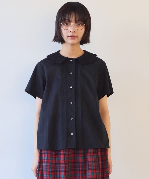 bulle de savon（ビュルデサボン）の「おはな刺繍 ブラウス（シャツ/ブラウス・レディース・アイボリー/ブラック/レッド・FREE）」の22枚目の写真