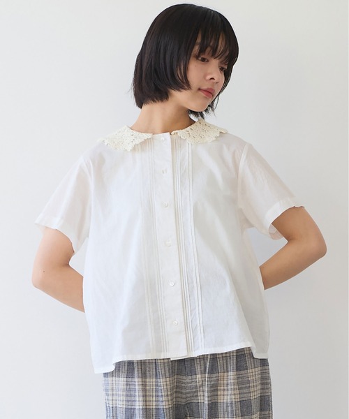 bulle de savon（ビュルデサボン）の「おはな刺繍 ブラウス（シャツ/ブラウス・レディース・アイボリー/ブラック/レッド・FREE）」の13枚目の写真