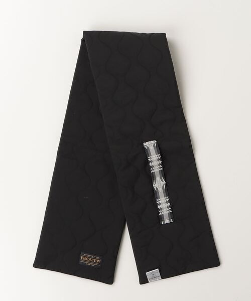 PENDLETON（ペンドルトン）の「【PE2】【PENDLETON/ペンドルトン】QUILTING MUFFLER キルティング マフラー（マフラー・レディース・オリーブドラブ/ブラック・FREE）」の5枚目の写真