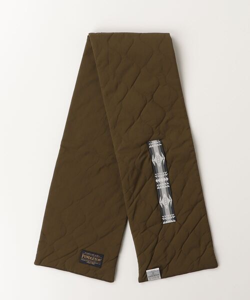 PENDLETON（ペンドルトン）の「【PE2】【PENDLETON/ペンドルトン】QUILTING MUFFLER キルティング マフラー（マフラー・レディース・オリーブドラブ/ブラック・FREE）」の9枚目の写真