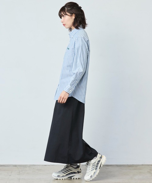 コンフォート・ストレッチ・オックスフォード・シャツ、長袖