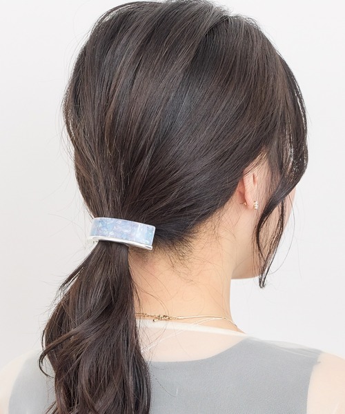 acca25周年ヘアバレッタ アセチメタルサイズレスバレッタ（バレッタ/ヘアクリップ