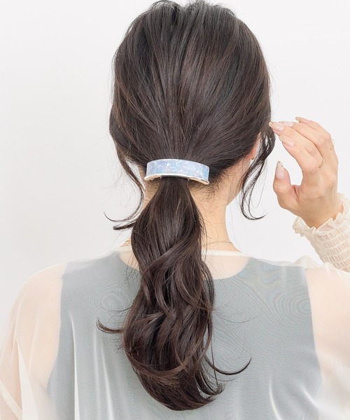 【上品◆】ヘアスタイルの可愛さアップ♪ LouisVuitton バレッタ 上品◇】ヘアスタイルの可愛さアップ♪ LouisVuitton バレッタ