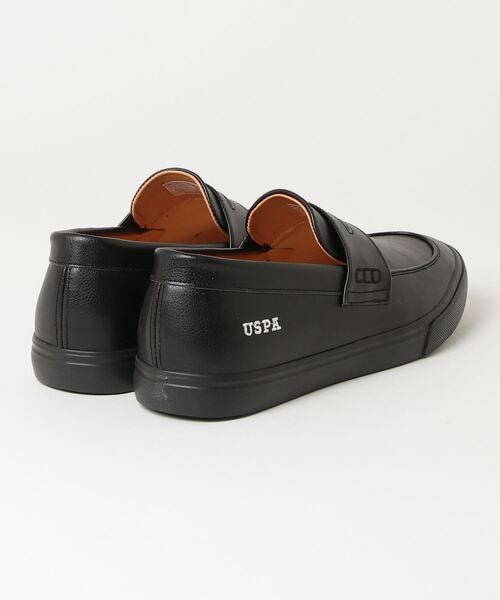 U.S. POLO ASSN.（ユーエスポロアッスン）の「【U.S. POLO ASSN./ユーエスポロアッスン】合皮 ワンポイント コインローファー（ローファー・メンズ・ブラウン/ブラック・25.0cm/25.5cm/26.0cm/26.5cm/27.0cm）」の4枚目の写真