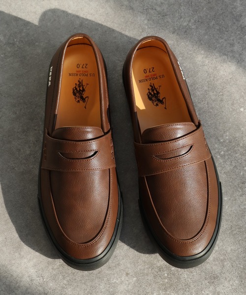 セール】【U.S. POLO ASSN./ユーエスポロアッスン】合皮 ワンポイント