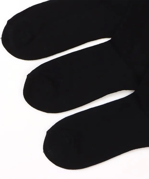 Champion（チャンピオン）の「Champion/チャンピオン ソックス 3足組 フルレングスソックス ハーフパイル CMSCY004（ソックス/靴下・メンズ・ホワイト/ブラック・M）」の9枚目の写真