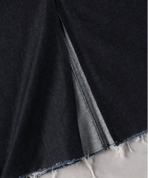 SOMETHING（サムシング）の「【SOMETHING】ベイカースカート（デニムスカート・レディース・ノンウォッシュ・M/L/S）」の4枚目の写真
