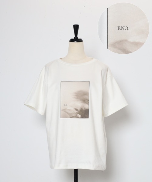 セール】【made in Japan】【cotton silk】flower photo print
