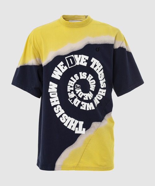 NOMA t.d.(ノーマティーディー)の「Hand Pye Twist Tee - Print(Tシャツ/カットソー・メンズ・ブラック/ネイビー・4/5)」の1枚目の写真