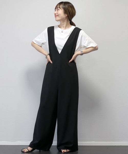 Aletta vita(アレッタビータ)の「綿天竺ラウンドヘム2WAYフォトTシャツ(Tシャツ/カットソー・レディース・チャコール/オフホワイト・FREE)」の12枚目の写真
