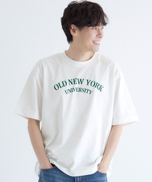 coca(coca)(コカ)の「アーチロゴプリントTシャツ(Tシャツ/カットソー・メンズ・ホワイト/ライトグレー/ブラック/ダークグリーン・M/L/XL)」の2枚目の写真