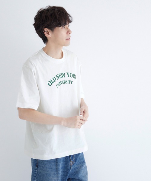 coca(coca)(コカ)の「アーチロゴプリントTシャツ(Tシャツ/カットソー・メンズ・ホワイト/ライトグレー/ブラック/ダークグリーン・M/L/XL)」の10枚目の写真