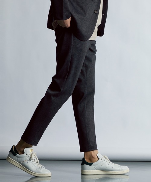 LANVIN en Bleu（ランバンオンブルー）の「セットアップ ノータック イージースラックス（スラックス・メンズ・チャコールグレー/ライトグレー・46/52/50/48）」の11枚目の写真