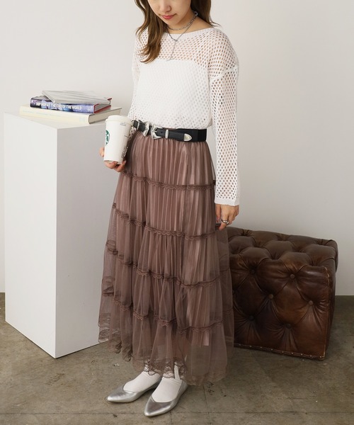 ROOPTOKYO(ループトウキョウ)の「Basic Top with Camisole / ベーシック キャミソール付きトップス 秋物 秋服 2026年秋冬(Tシャツ/カットソー・レディース・ブラウン/ホワイト/ベージュ/ブラック・FREE)」の22枚目の写真