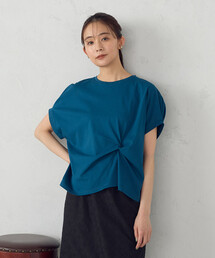 【接触冷感】ツイストタックTシャツ
