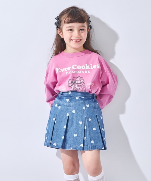 ever closet(エバークローゼット)の「デニムプリーツキュロット(スカート・キッズ・ネイビー/ブラック/ブルー/ネイビー系/ブルー系その他・100cm/110cm/120cm/130cm/140cm/150cm/90cm)」の4枚目の写真