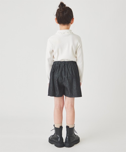 ever closet(エバークローゼット)の「デニムプリーツキュロット(スカート・キッズ・ネイビー/ブラック/ブルー/ネイビー系/ブルー系その他・100cm/110cm/120cm/130cm/140cm/150cm/90cm)」の9枚目の写真