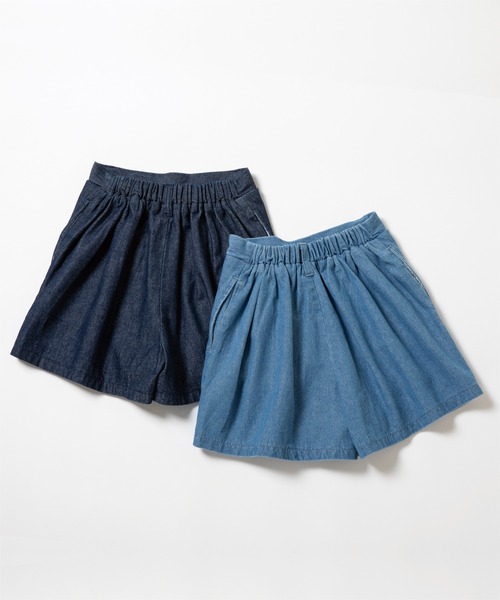 ever closet(エバークローゼット)の「デニムプリーツキュロット(スカート・キッズ・ネイビー/ブラック/ブルー/ネイビー系/ブルー系その他・100cm/110cm/120cm/130cm/140cm/150cm/90cm)」の12枚目の写真