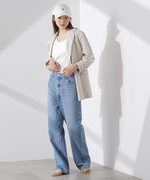 パンツ upper hights THE OLIVIA 25 FLOW upper hights/THE OLIVIA ワイドストレートデニム（デニムパンツ
