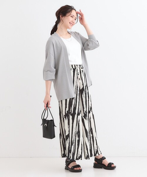 SHOO・LA・RUE(シューラルー)の「ちょっとそこまでのお出かけに フラップミニショルダーバッグ(ショルダーバッグ・レディース・イエロー/ブラック/グレー・00)」の7枚目の写真