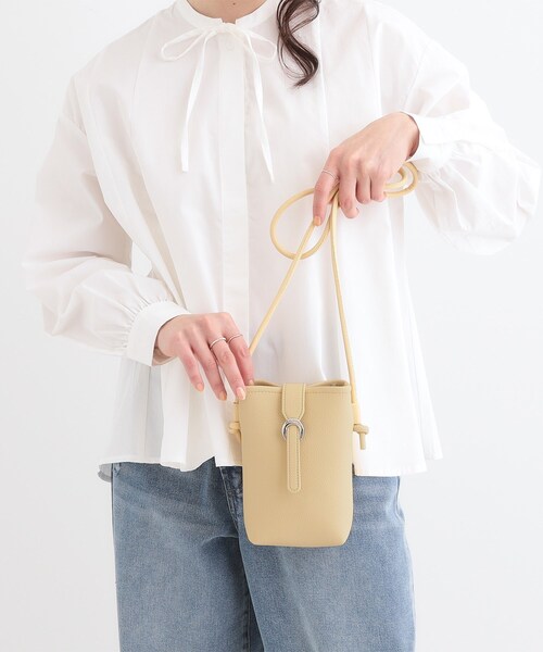 SHOO・LA・RUE(シューラルー)の「ちょっとそこまでのお出かけに フラップミニショルダーバッグ(ショルダーバッグ・レディース・イエロー/ブラック/グレー・00)」の8枚目の写真