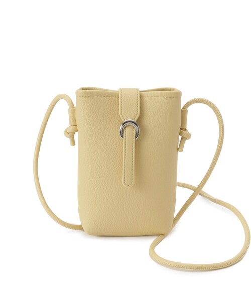 SHOO・LA・RUE(シューラルー)の「ちょっとそこまでのお出かけに フラップミニショルダーバッグ(ショルダーバッグ・レディース・イエロー/ブラック/グレー・00)」の12枚目の写真