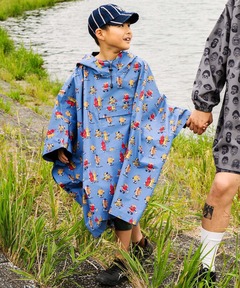 KIDS ハッピーペイントプルオーバーレインポンチョ