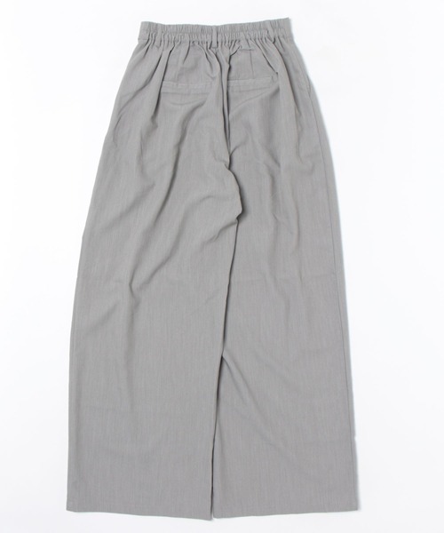 ALORA THE WAY(アロラザウェイ)の「double tuck wide pants(スラックス・レディース・グレー/ダークグレー・FREE)」の16枚目の写真