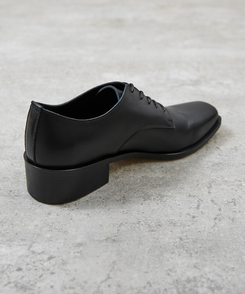 PADRONE パドローネ / BL SQUARE DERBY SHOES スクエアトゥキップ