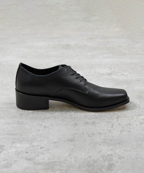 PADRONE（パドローネ）の「PADRONE パドローネ / BL SQUARE DERBY SHOES スクエアトゥキップレザーダービーシューズ 外羽式ドレスシューズ 日本製 / PU8777-2001（ドレスシューズ・メンズ・アッシュブラウン/ブラック・42/41/40）」の17枚目の写真