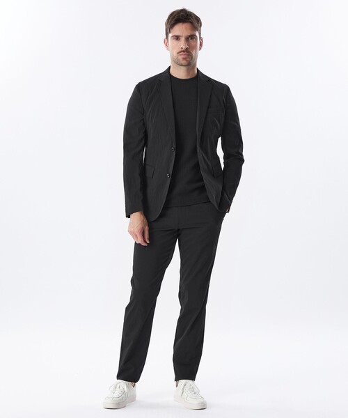 EPOCA UOMO(エポカウォモ)の「【セットアップ対応】フローワッシャージャケット(テーラードジャケット・メンズ・ダークネイビー/ブラック・46/48)」の3枚目の写真