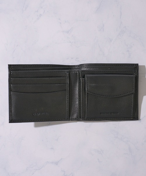 カルバンクライン コンパクト財布 LV04F1009G ブラック PUレザー Calvin Klein/カルバンクライン】Billfold With Coin Pocket