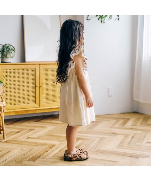 セール】【ジュニア対応】クロス刺繍ワンピース（ワンピース）｜Seraph