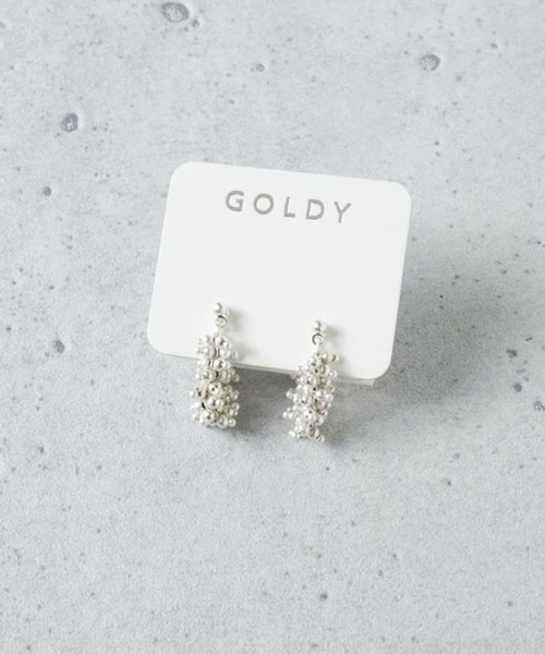 GOLDY(ゴールディ)の「【GOLDY】アッセンブル メタル ボール イヤリング 2240704(イヤリング・レディース・シルバー/ゴールド/シルバー系1/ゴールド系その他・FREE)」の7枚目の写真