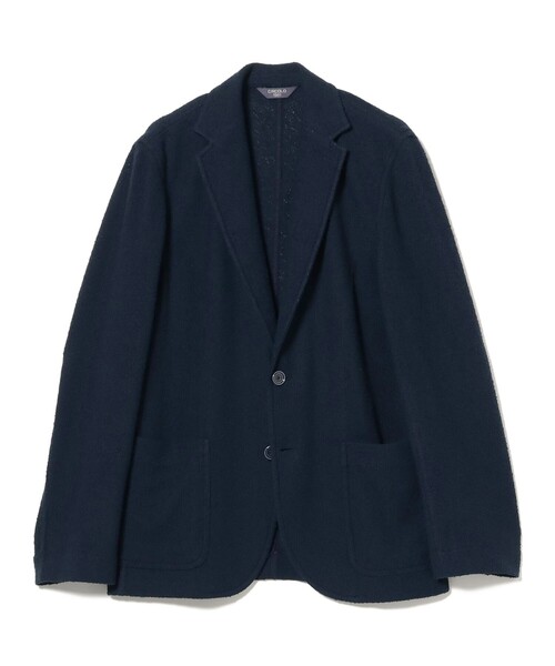 CIRCOLO 1901(チルコロ 1901)の「【別注】CIRCOLO1901 / パイル ソリッド ジャケット(その他アウター・メンズ・ネイビー・42 8R/44 8R/46 8R/48 8R/50 8R/52 8R)」の2枚目の写真