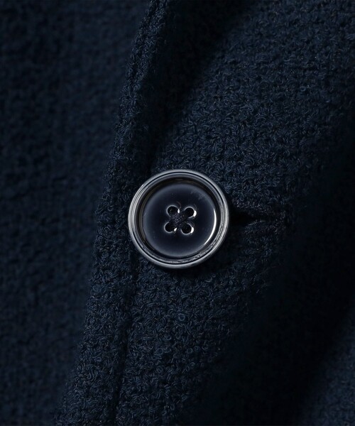 CIRCOLO 1901(チルコロ 1901)の「【別注】CIRCOLO1901 / パイル ソリッド ジャケット(その他アウター・メンズ・ネイビー・42 8R/44 8R/46 8R/48 8R/50 8R/52 8R)」の7枚目の写真