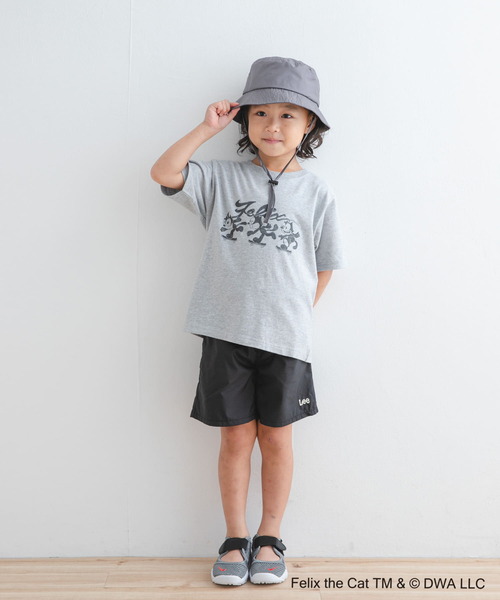 Lee(リー)の「Lee ATHLETIC SHORTS(KIDS)(その他パンツ・キッズ・ブラック/グリーン・110/120/130/140)」の6枚目の写真