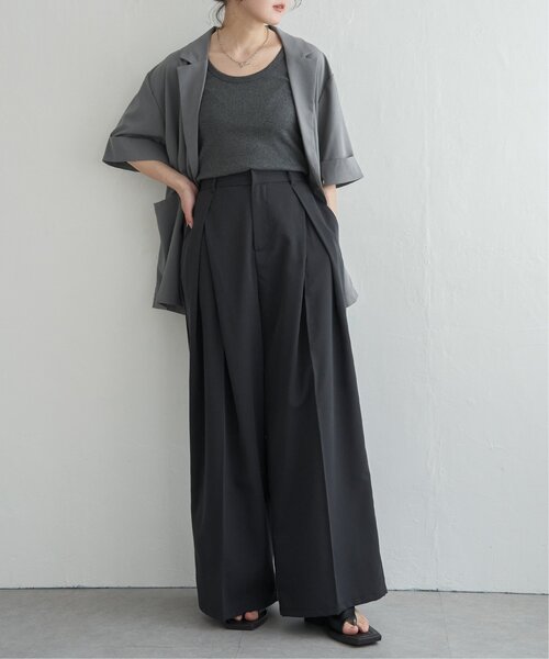 franche lippee black ノーカラージャケット テーラード3L セール】ハーフスリーブジャケット（テーラードジャケット