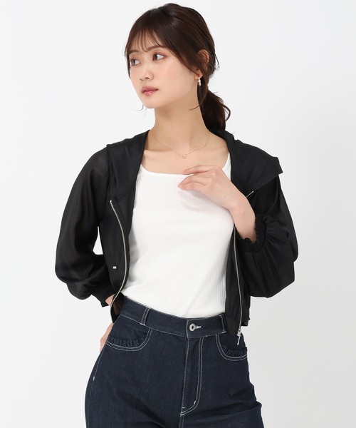 MISCH MASCH(ミッシュマッシュ)の「2025春夏新作 ラメシアーパーカー(パーカー・レディース・ブラック/グレー/ピンク/ホワイト・フリ-)」の17枚目の写真