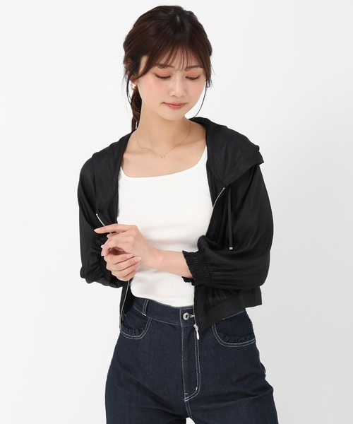 MISCH MASCH(ミッシュマッシュ)の「2025春夏新作 ラメシアーパーカー(パーカー・レディース・ブラック/グレー/ピンク/ホワイト・フリ-)」の16枚目の写真